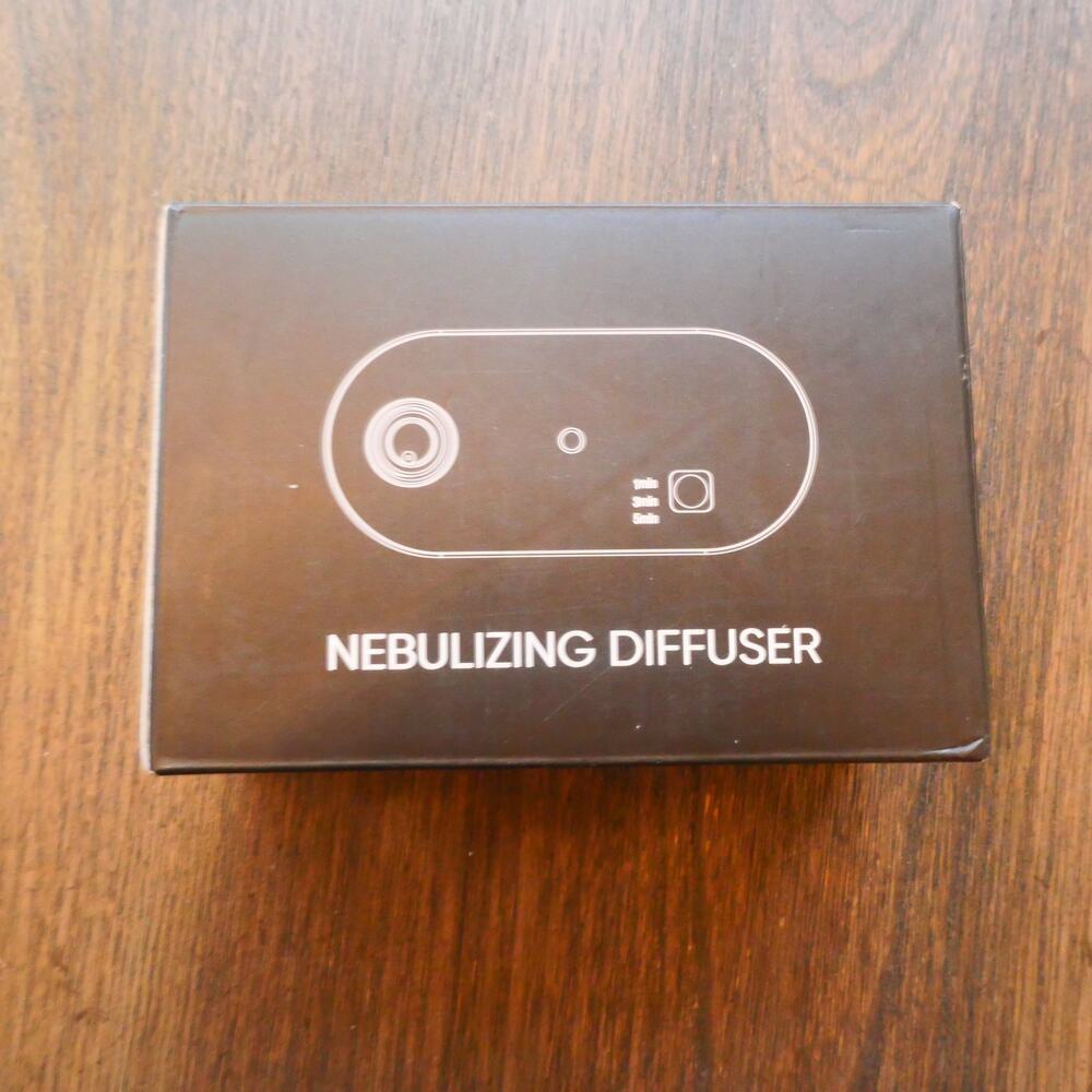 NEW Black Waterless Essential Oil Diffuser Aromatherapy Portable Battery or Plug - Picture 13 of 14